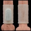 Wibrujący kołnierz na penisa Vibrating Drip Knights Ring (White)